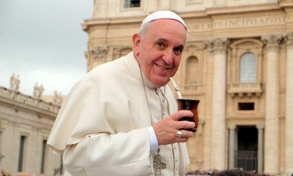 Pope Francis with Mate